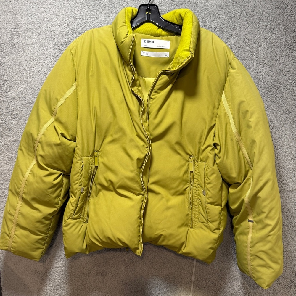 Lime Green Puffer Jacket C2H4
